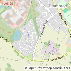 Map of Rotherham