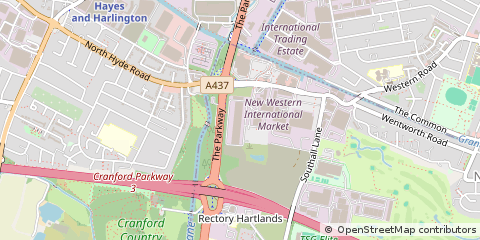 Map of London, Middlesex