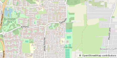Map of Basildon, No economic activity