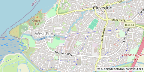 Map of Clevedon