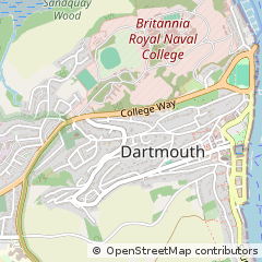Map of Dartmouth, Devon