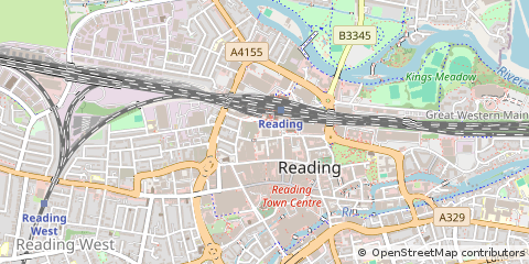 Map of Reading