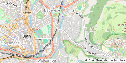 Map of Bath