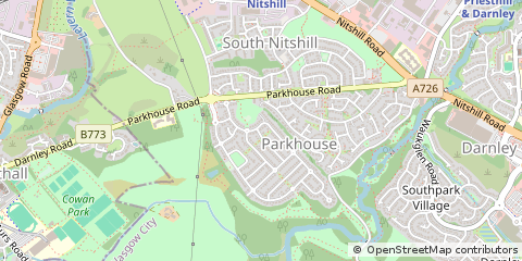 Map of Glasgow