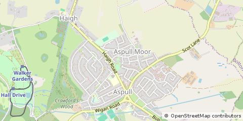 Map of Wigan