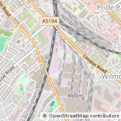 Map of Derby, West Sussex