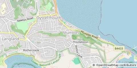 Map of Swansea