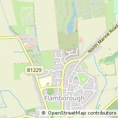 Map of Bridlington, East Riding of Yorkshire