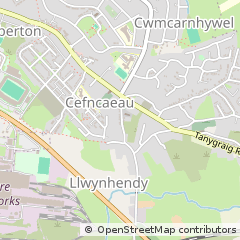 Map of Llanelli