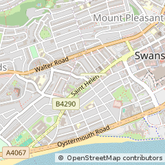 Map of Swansea