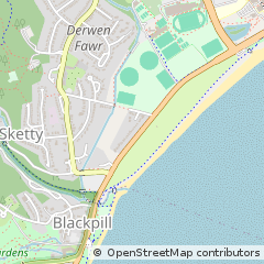 Map of Swansea