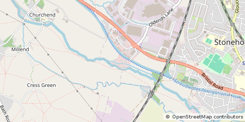 Map of Stonehouse, Gloucestershire