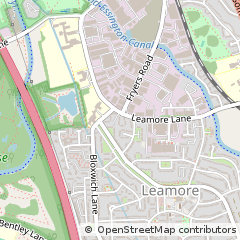Map of Bloxwich, Walsall