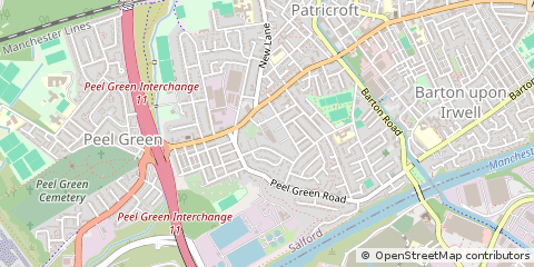 Map of Manchester, Greater Manchester
