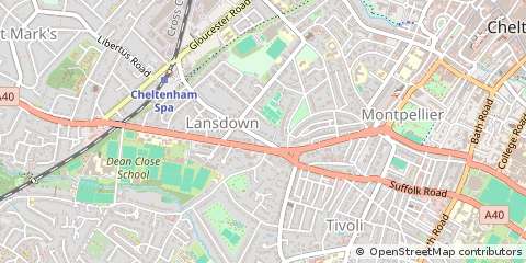 Map of Cheltenham