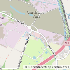 Map of Stanton, Derbyshire