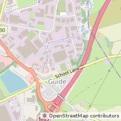 Map of Blackburn, Lancashire