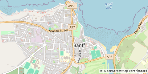 Map of Banff