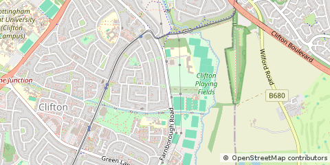 Map of Nottingham