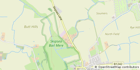 Map of Driffield, North Humberside