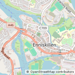 Map of Enniskillen, CO. Fermanagh