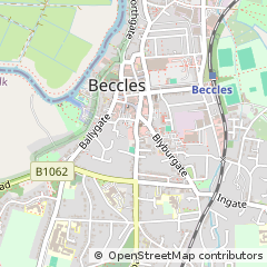Map of Beccles, Suffolk