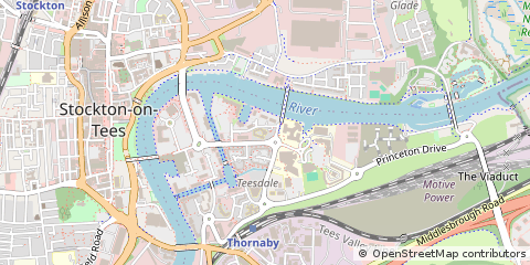 Map of Stockton-on-Tees