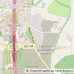 Map of Horndean, Hampshire