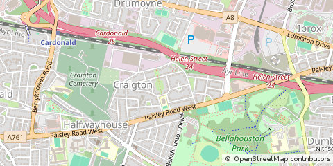 Map of Glasgow