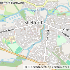 Map of Shefford, Bedfordshire