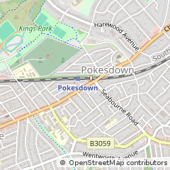 Map of Bournemouth
