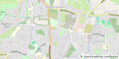 Map of Bracknell