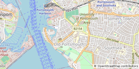 Map of Portsmouth, Hants
