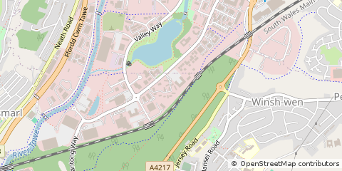 Map of Swansea