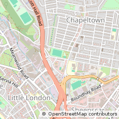 Map of Leeds, West Yorkshire