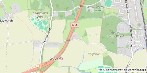 Map of Abingdon, Oxfordshire