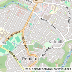 Map of Penicuik