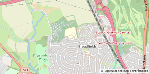 Map of Edgware