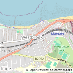 Map of Margate, Kent