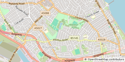 Map of Wallasey