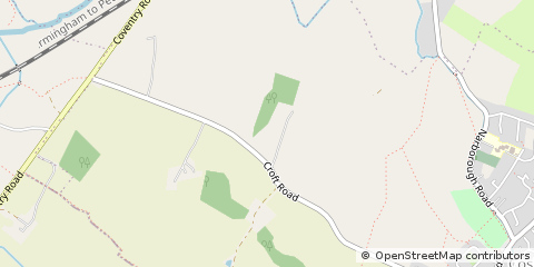 Map of Cosby, Leicestershire