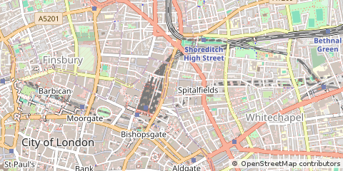 Map of Crawley, West Sussex