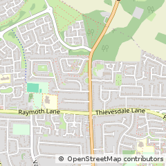 Map of Worksop, Nottinghamshire