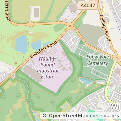 Map of Gwent