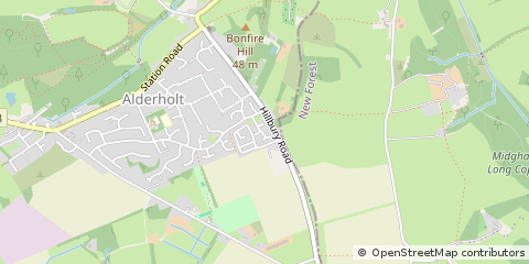Map of Fordingbridge, Hampshire