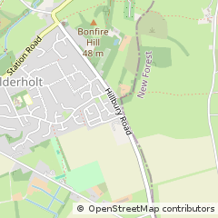 Map of Fordingbridge, Hampshire