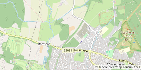 Map of Verwood