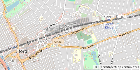 Map of Ilford