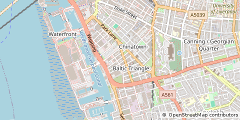 Map of Liverpool