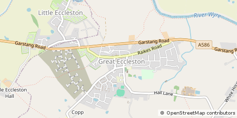 Map of Lancashire